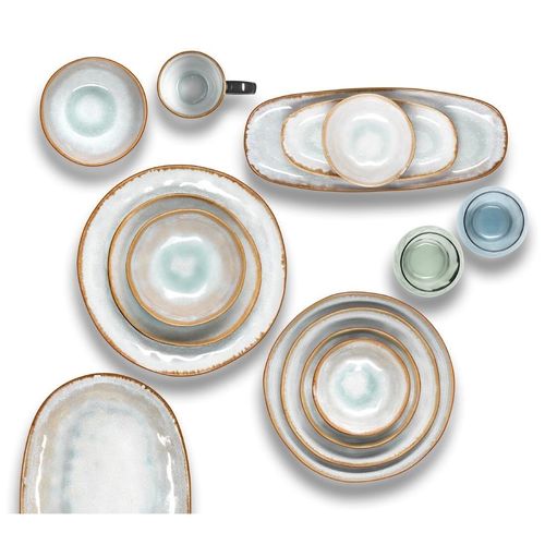 Amefa Médard De Noblat Shadow Aqua Large Platters 230x110mm (6 Pack) - JK969 - 2