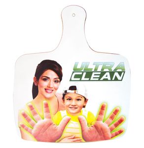 Custom Branded Melamine Chopping Board - Rectangle with Handle (29.2x25.4cm) - C1549 - 1