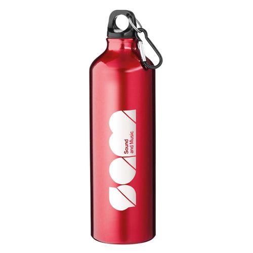 Custom Branded Aluminium Bottle With Carabiner (800ml) - C5447 - 2