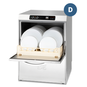 DC SD50D Standard Range 500mm Basket Frontloading Commercial Dishwasher with Drain Pump, 18 Plates - SD50D - 1
