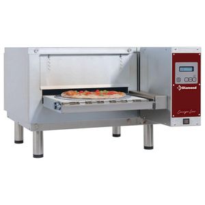 Diamond FTEV40/57-CB-230/1- Electric Conveyor 1 Chamber Pizza Oven with Heat Transition Electric, 400mm Wide - FTEV40-57-CB-230-1- - 1