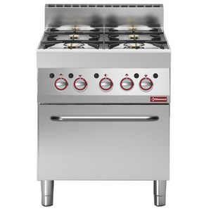 Diamond G65/4BF7-N 4 Stove Freestanding Gas Range Cooker on Gas Oven - G65-4BF7-N - 1