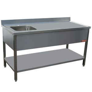 Diamond TV1871SA Chef'S Table 1 Bowl Left 400X400Xh275 - TV1871SA - 1