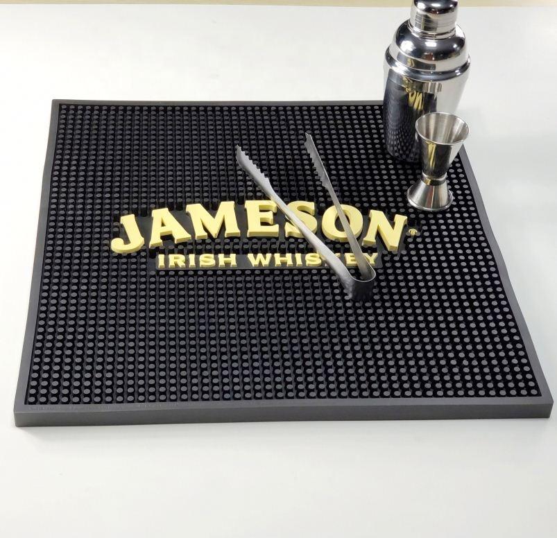 Custom Branded PVC Rubber Bar Matting | Go for Green Custom Branded  Catering Supplies