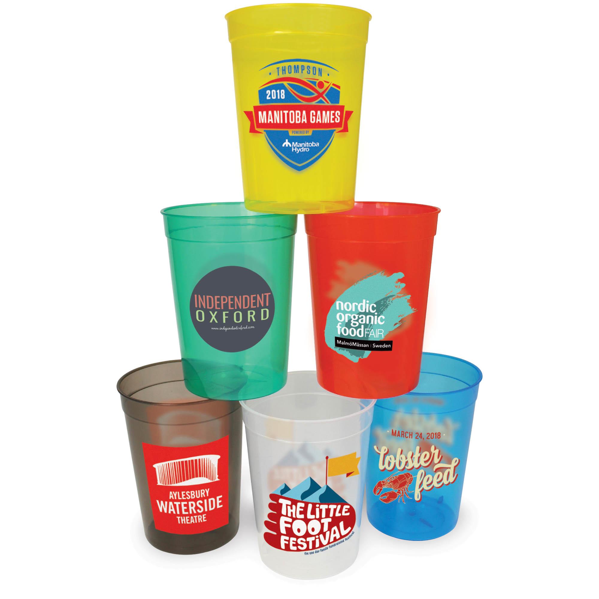 Custom Printed Recyclable Festival Cups - MADE IN UK - 2