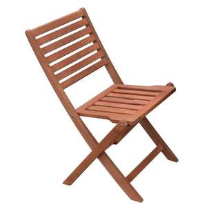 Bolero Wooden Folding Side Chair - Case of 2 - GR398 - 1