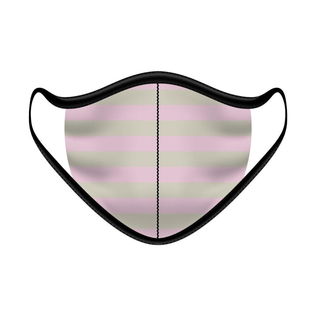 Cloth Face Mask Pastel Stripe - Pack of 5 - MASKPASTEL - 1