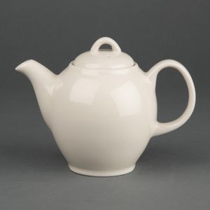 Olympia Ivory Teapots 426ml (Pack of 4) - U139  - 1