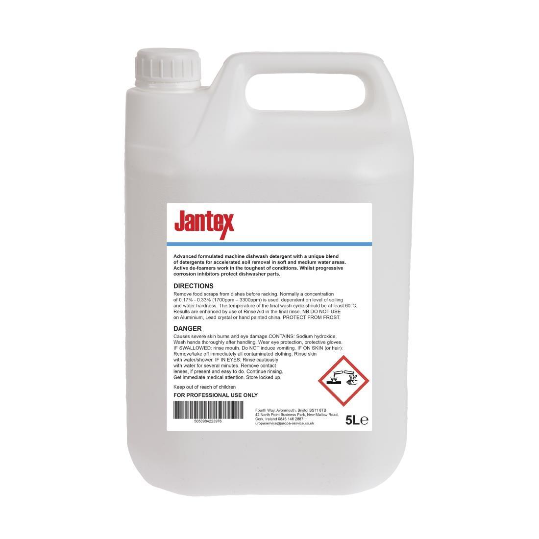 Jantex Dishwasher Detergent Concentrate 5Ltr - CF976  - 2