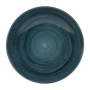 Churchill Stonecast Patina Coupe Bowls Rustic Teal 40oz 248mm (Pack of 12) - FA592  - 1