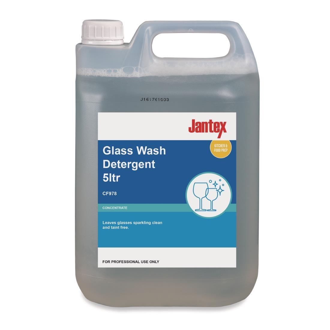 Jantex Glasswasher Detergent and Rinse Aid Concentrate 5Ltr (2 Pack) - SA487  - 2