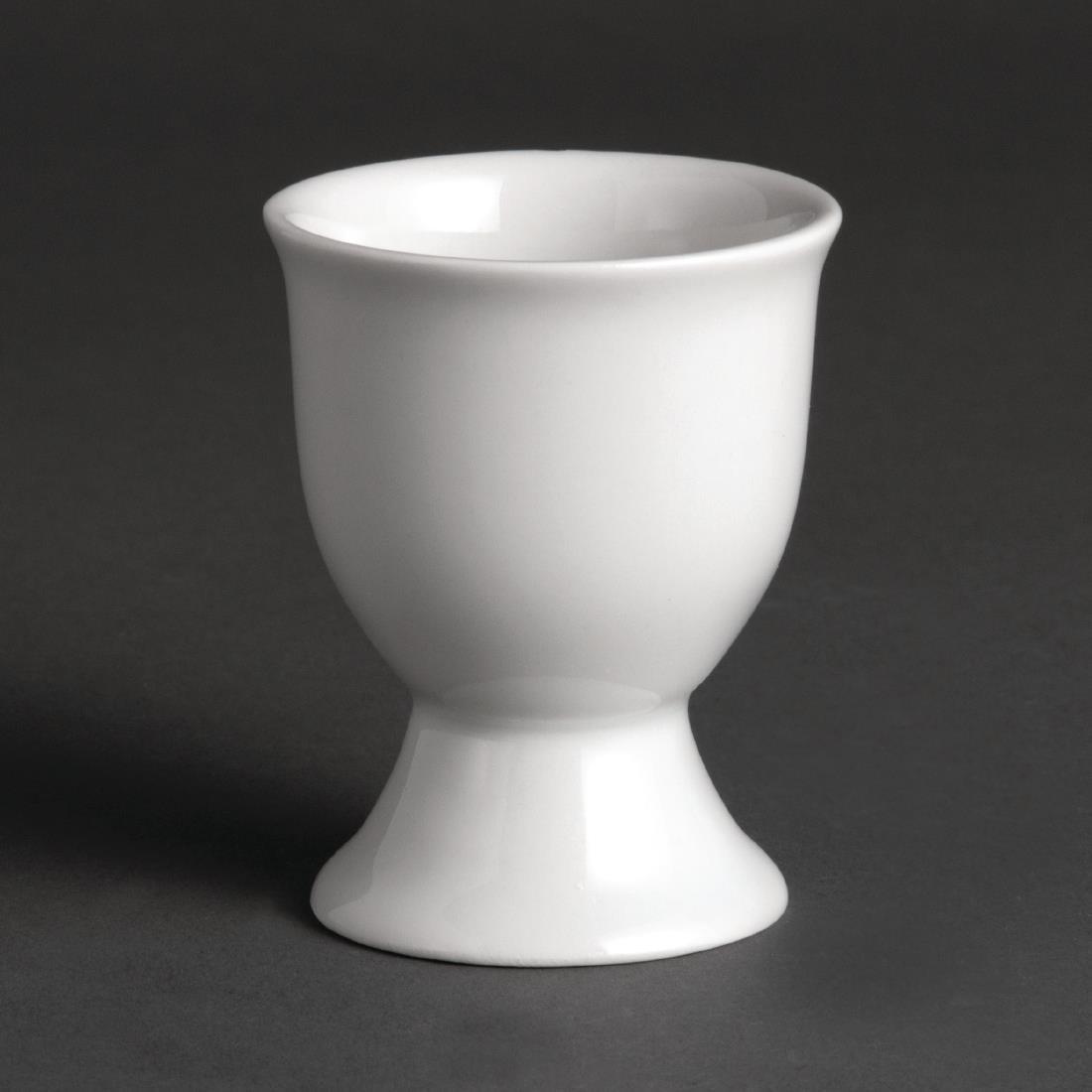 Olympia Whiteware Egg Cups 68mm (Pack of 12) - U814  - 1
