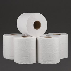 Jantex Centrefeed White Rolls 2-Ply 120m (Pack of 6) - DL920  - 3