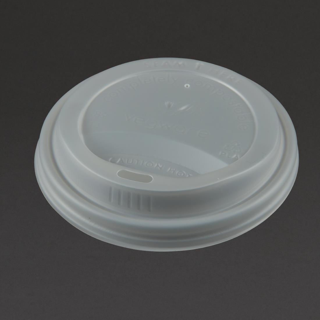 Vegware Compostable Coffee Cup Lids 340ml / 12oz and 455ml / 16oz (Pack of 1000) - GH023  - 2