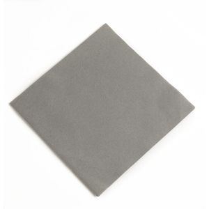 Duni Dinner Napkin Granite Grey 40x40cm 1ply 1/8 Fold (Pack of 720) - GJ122  - 1