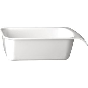 APS White 1/4GN Cascade Buffet Bowl - GH402  - 1