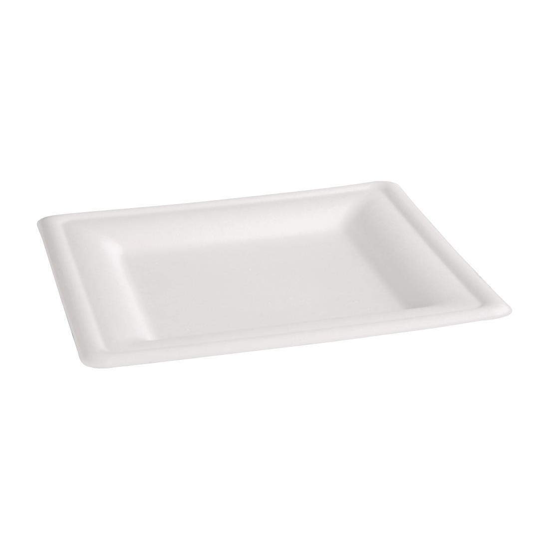 Fiesta Compostable Bagasse Square Plates 261mm (Pack of 50) - FC520  - 4