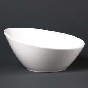 Olympia Lumina Oval Sloping Bowls 202mm (Pack of 6) - CF384  - 1
