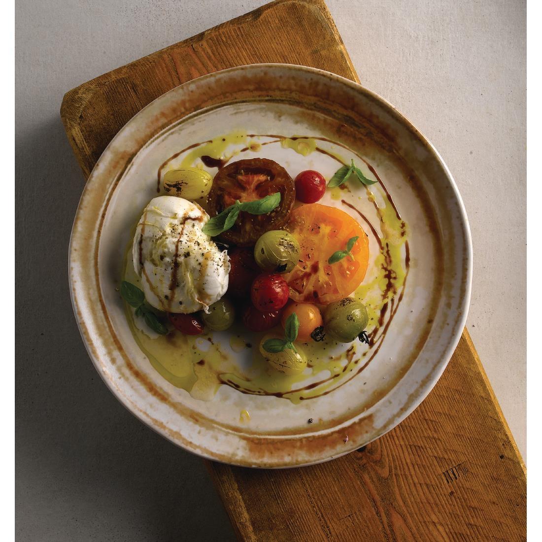 Dudson Sandstone Organic Coupe Plate 228mm (Pack of 12) - FR099  - 6