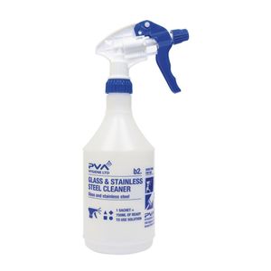 PVA Hygiene Glass and Stainless Steel Cleaner Trigger Spray Bottle 750ml - FE769  - 1