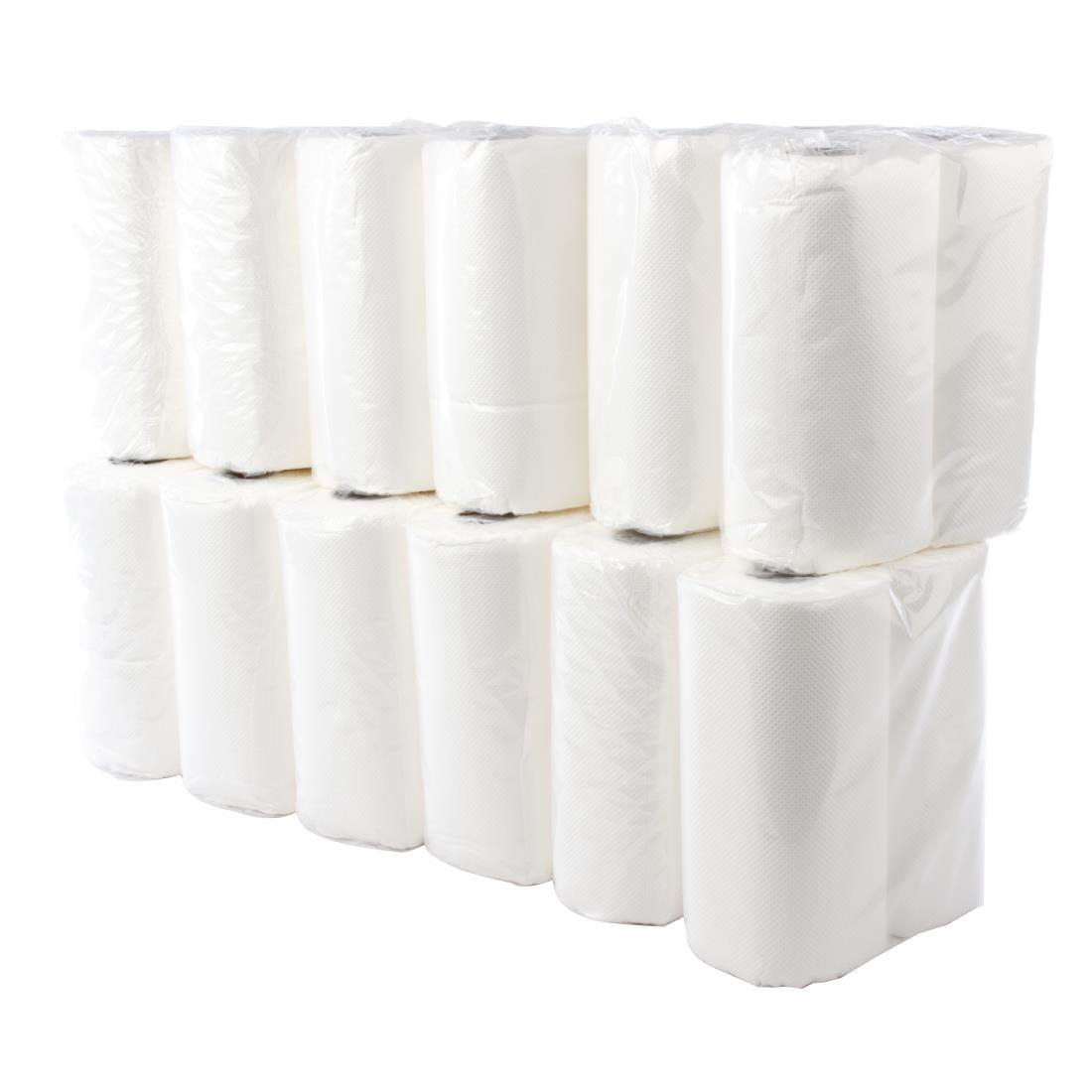 Jantex Kitchen Rolls White 2-Ply 11.5m (Pack of 24) - GH065  - 1