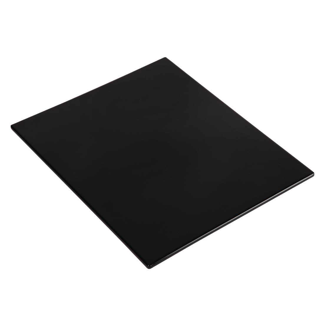 APS Zero Melamine Platter Black GN 1/2 - GK855  - 1