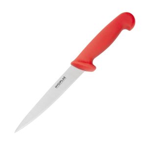 Hygiplas Fillet Knife Red 15cm - C889  - 1