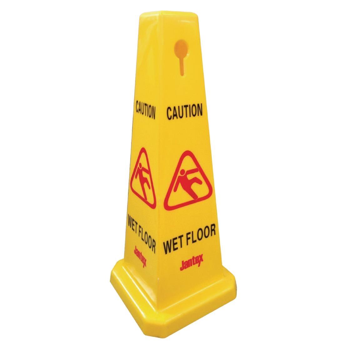 Jantex Cone Wet Floor Safety Sign - L483  - 1