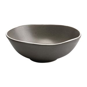 Olympia Chia Deep Bowls Charcoal 210mm (Pack of 6) - DR816  - 1
