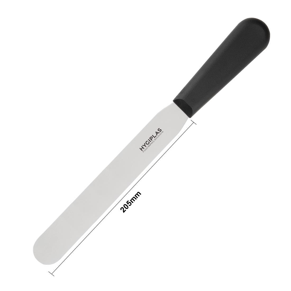 Hygiplas Straight Blade Palette Knife Black 20.5cm - D404  - 5