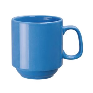Olympia Heritage Stacking Mug Blue 300ml (Pack of 6) - DW144  - 1