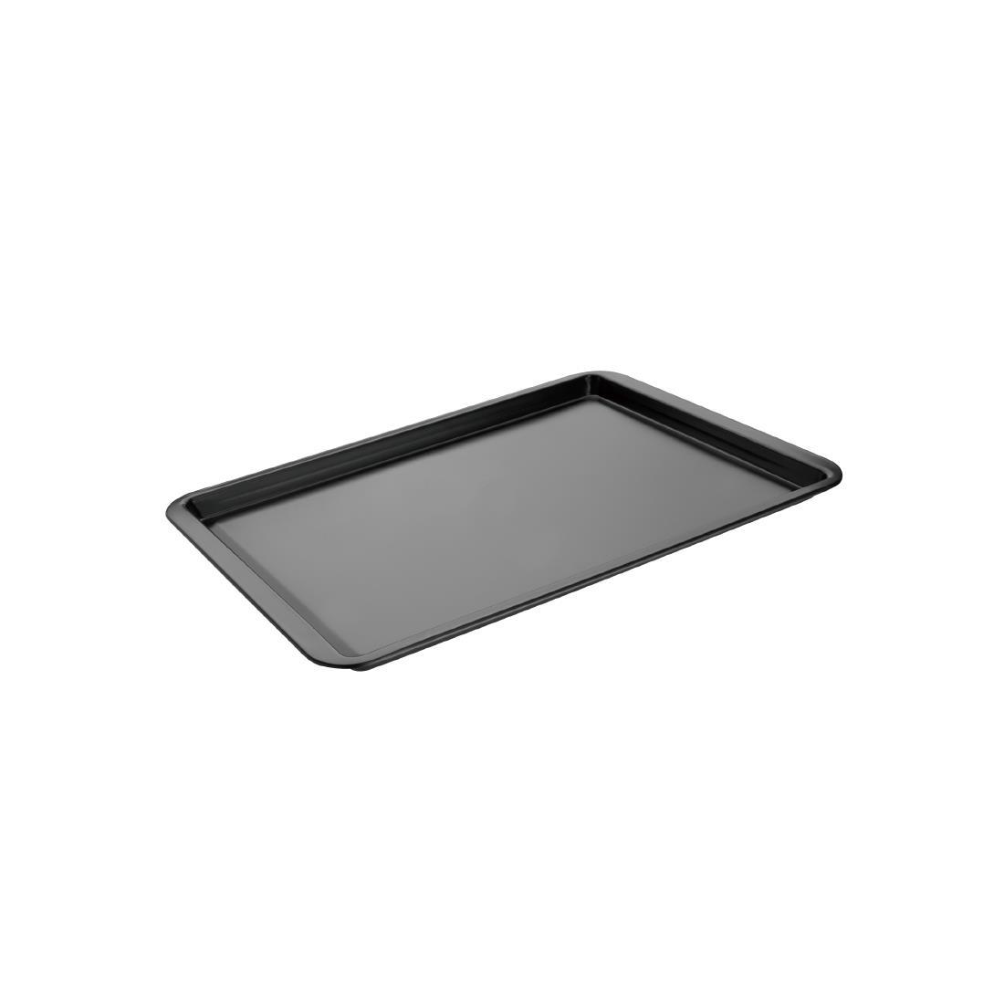 Vogue Non-Stick Carbon Steel Baking Tray 370 x 257mm - GD014  - 1