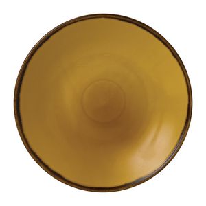 Dudson Harvest Dudson Mustard Deep Coupe Plate 255mm (Pack of 12) - FJ777  - 1