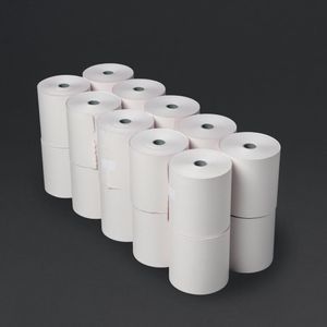 Fiesta Non-Thermal 2ply White and Pink Till Roll 76 x 71mm (Pack of 20) - DK595  - 1