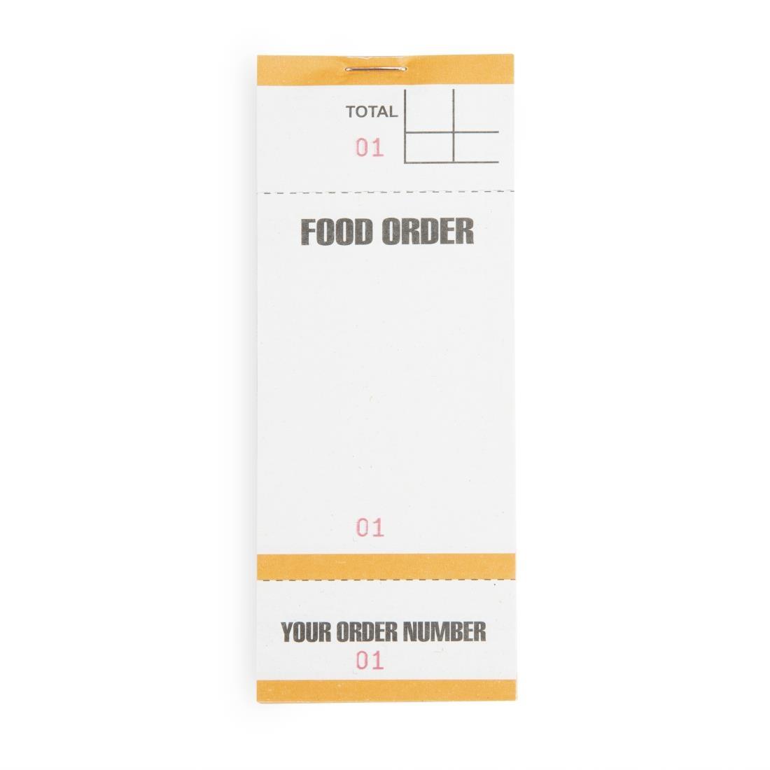 Bar Food Pad With Order Tickets Single Leaf (Pack of 50) - G522  - 2