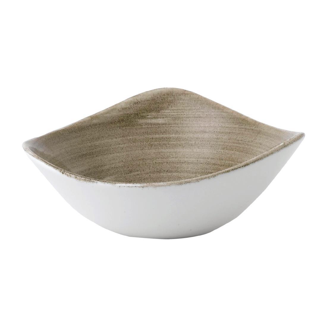 Churchill Stonecast Patina Lotus Bowl Antique Taupe 178mm (Pack of 12) - FD864  - 1