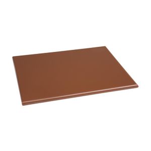 Hygiplas High Density Brown Chopping Board Small - HC864  - 1