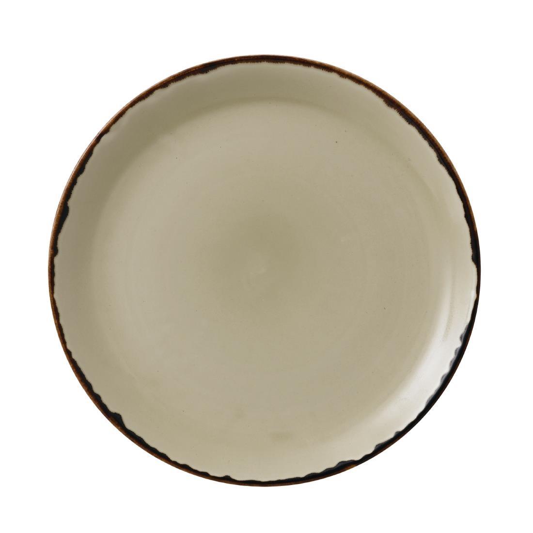 Dudson Harvest Evolve Coupe Plates Linen 288mm (Pack of 12) - FC027  - 1