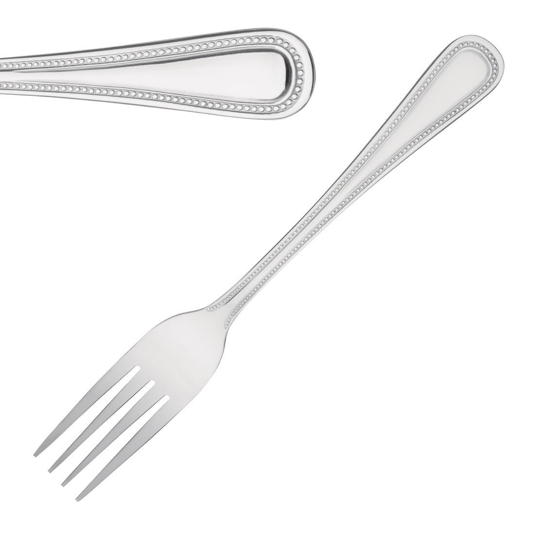 Olympia Bead Table Fork (Pack of 12) - C126  - 4