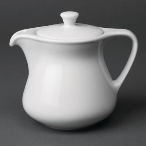 Royal Porcelain Classic White Teapots 300ml (Pack of 12) - CG039  - 1