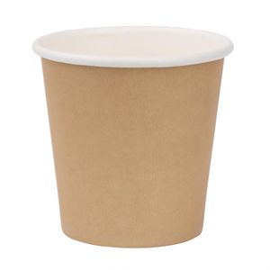 Fiesta Recyclable Espresso Cups Single Wall Kraft 112ml / 4oz (Pack of 1000) - GP447  - 1