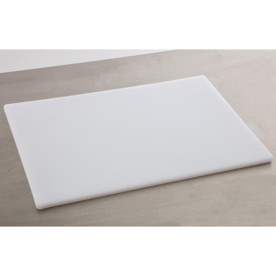 Hygiplas Low Density White Chopping Board Standard - J252  - 7