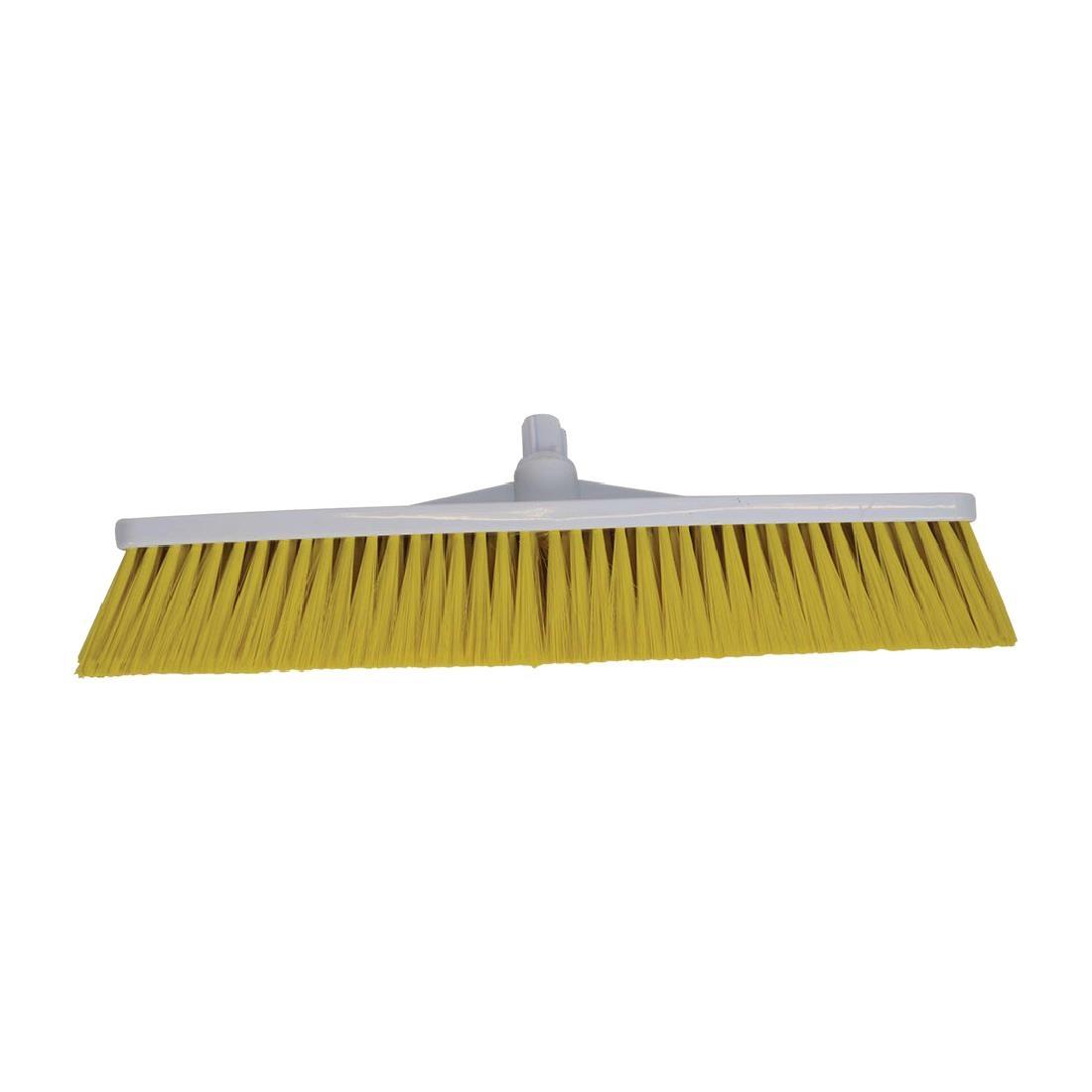 SYR Hygiene Broom Head Soft Bristle Yellow - L871  - 1