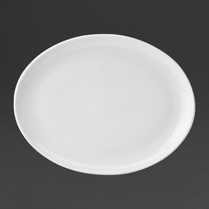 Utopia Pure White Oval Plates 360mm (Pack of 18) - DY322  - 1