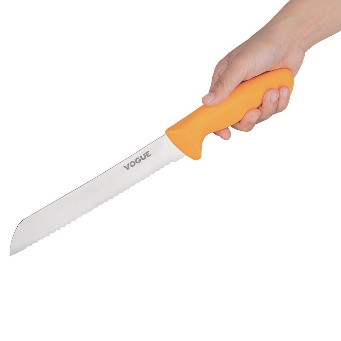 Vogue Soft Grip Pro Bread Knife 19cm - GH528  - 2
