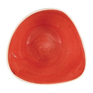 Churchill Stonecast Triangular Bowls Berry Red 153mm (Pack of 12) - DW366  - 1