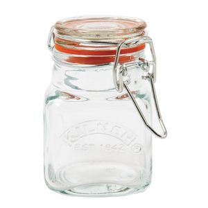 Kilner Square Clip Top Spice Jar 70ml - GL882  - 1