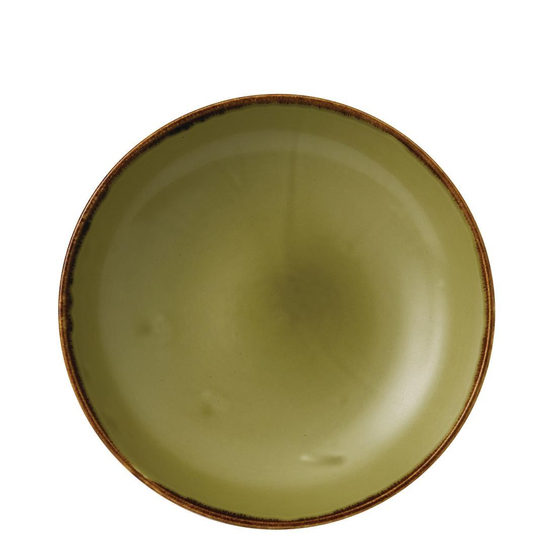 Dudson Harvest Evolve Coupe Bowls Green 248mm (Pack of 12) - FC044  - 1