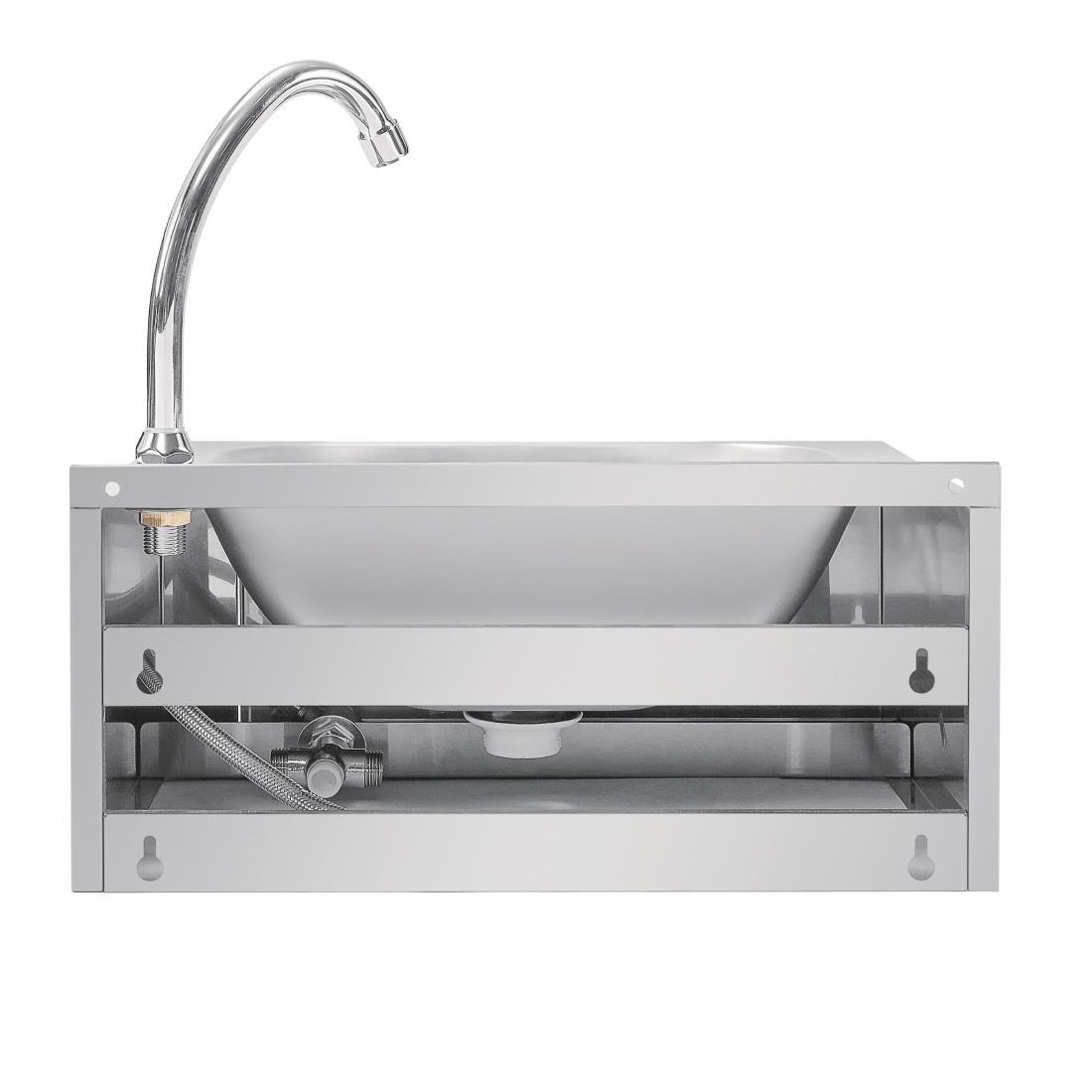 Vogue Stainless Steel Knee Operated Sink - GL280  - 5