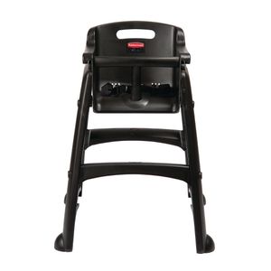 Rubbermaid Sturdy Black High Chair - GG477  - 3